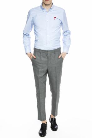 Pleat-front trousers with tapered leg, zdjęcie 2 Pleat-front trousers with tapered leg od Ami Alexandre Mattiussi